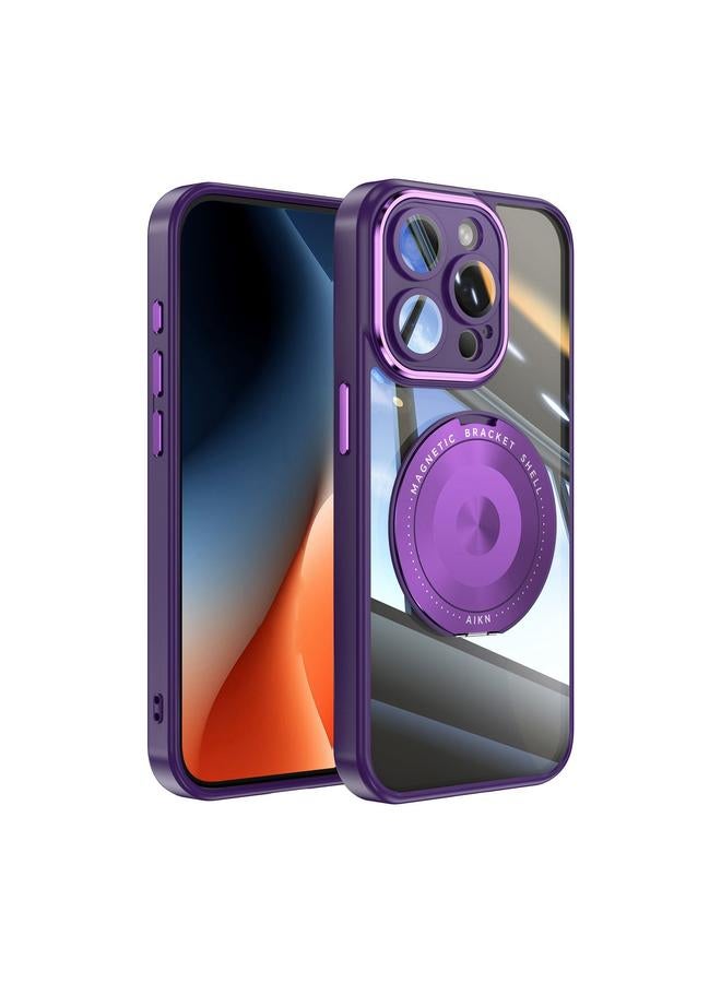 Zaboon Case For iPhone 13 Pro 360 Holder Magsafe Acrylic Hybrid TPU Phone Case - Image 1