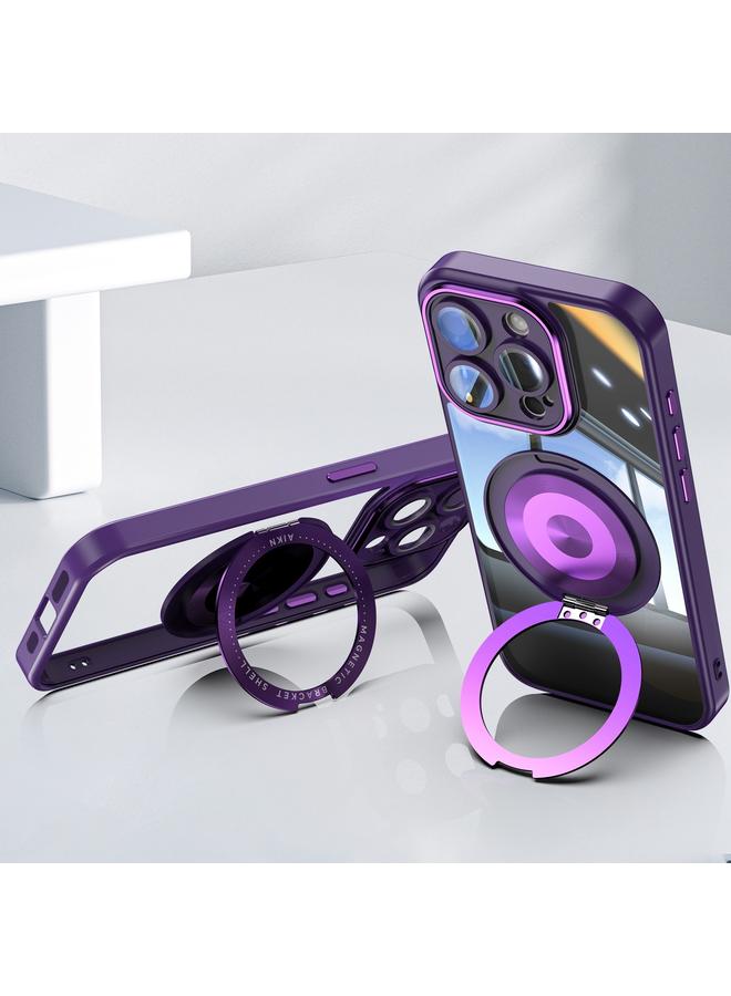 Zaboon Case For iPhone 13 Pro 360 Holder Magsafe Acrylic Hybrid TPU Phone Case - Image 4