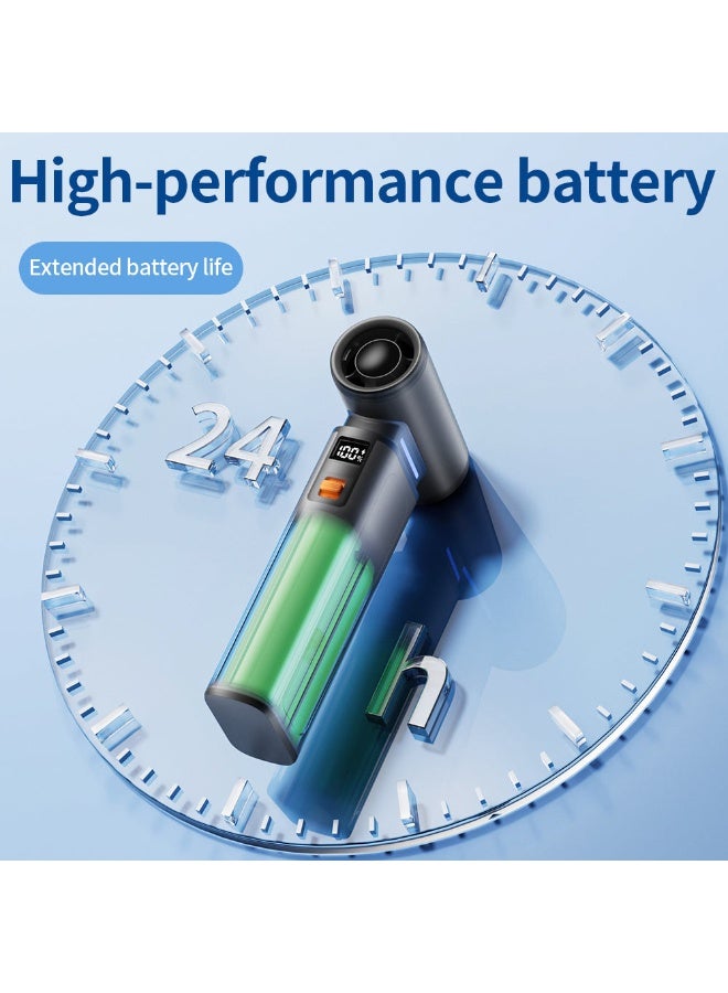 Crony مكنسة يدوية لاسلكية متعددة الوظائف "عنيفة" CRONY F1 - بطارية 4000 مللي أمبير، محرك بدون فرشاة 130,000 دورة في الدقيقة، مضخة هواء مع شاشة LED بسرعة 100 - Image 4