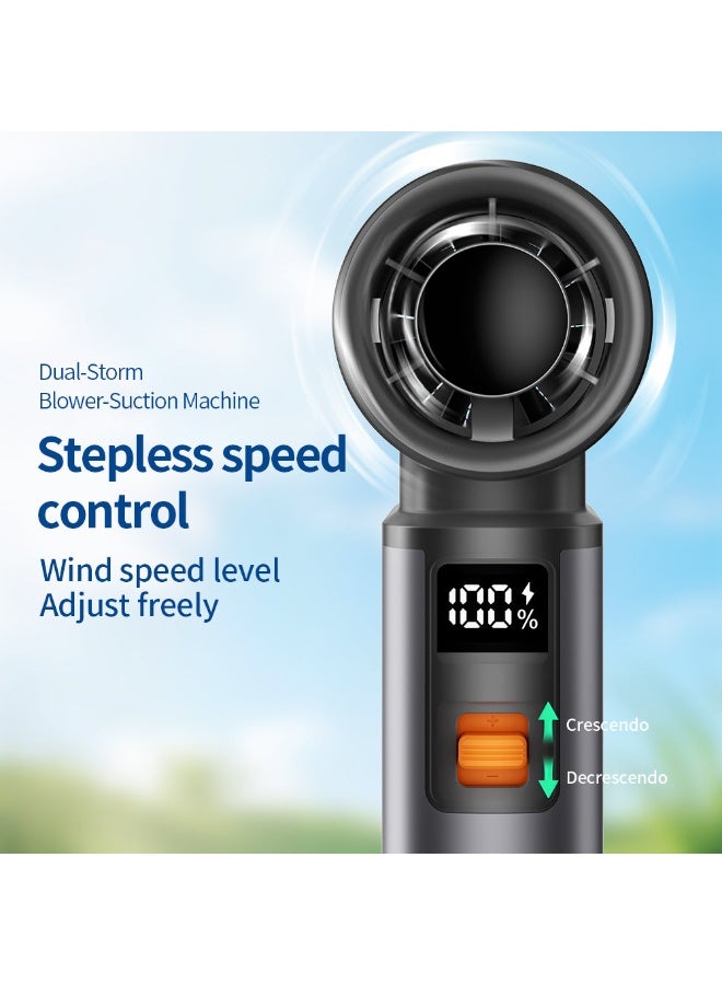 Crony مكنسة يدوية لاسلكية متعددة الوظائف "عنيفة" CRONY F1 - بطارية 4000 مللي أمبير، محرك بدون فرشاة 130,000 دورة في الدقيقة، مضخة هواء مع شاشة LED بسرعة 100 - Image 3