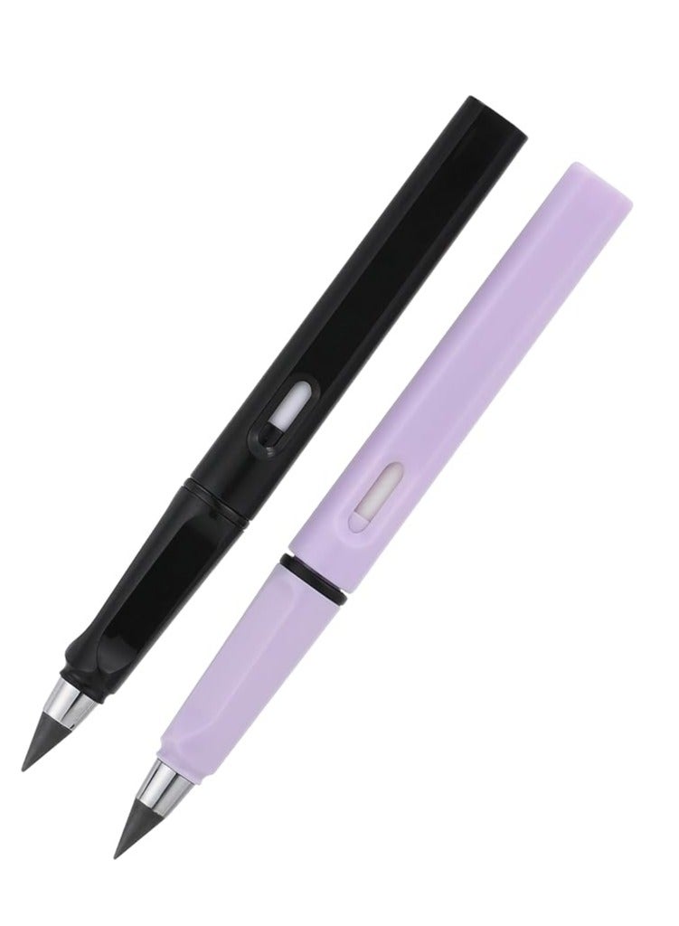 Spaceshoop Everlasting Pencil,  Infinity Pencil with Eraser and Replacement Nibs, Reusable Inkless Pencil for Writing, Drawing, Students Home Office School Supplies - Image 3