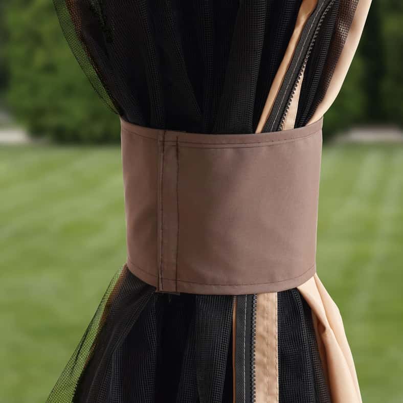 Pan Home خيمة رومانا من الألمنيوم 3X3 م - بيج - Image 5