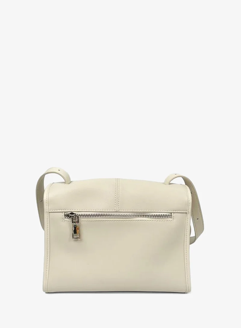 Take Two Plain Crossbody Bag With Flap
