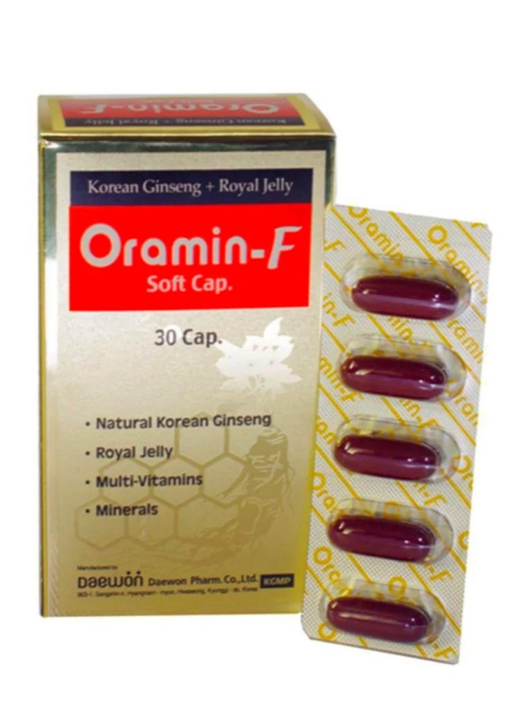 Daewon Oramin F Multivitamins and Minerals Soft Capsules 30's  - Image 2