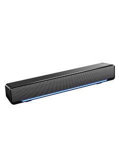 شريط مكبر الصوت ، ميني مكبر الصوت ، مكبر الصوت المحيطي ، ومشغل الموسيقى ، USB / 3.5mm المدخلات السمعية ، مناسبة لأجهزة الكمبيوتر المحمولة والهواتف الذكية قرص mp3-mp4