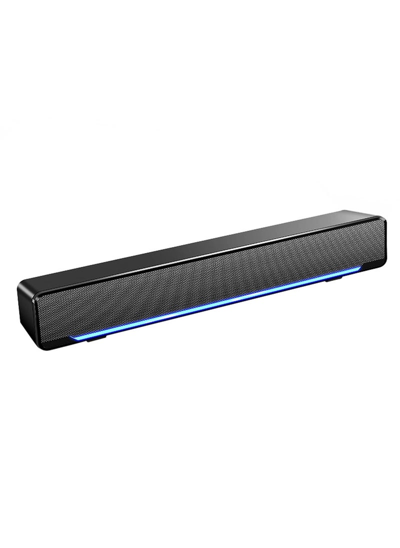 صدى شريط مكبر الصوت ، ميني مكبر الصوت ، مكبر الصوت المحيطي ، ومشغل الموسيقى ، USB / 3.5mm المدخلات السمعية ، مناسبة لأجهزة الكمبيوتر المحمولة والهواتف الذكية قرص mp3-mp4  - Image 1