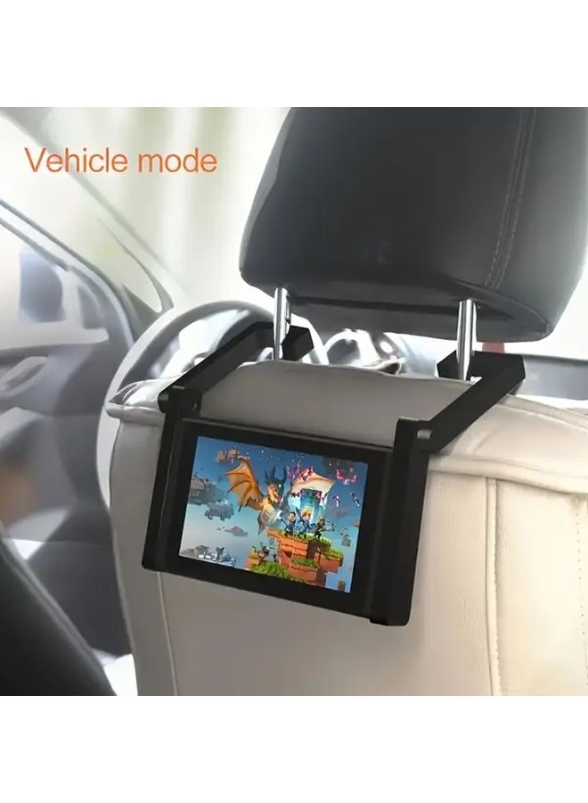 Black Adjustable Nintendo Switch Stand Portable Tripod Dock for Desktop Car - Image 1