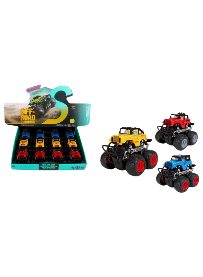 لعبة سيارة لعب للأطفال 12 قطعة