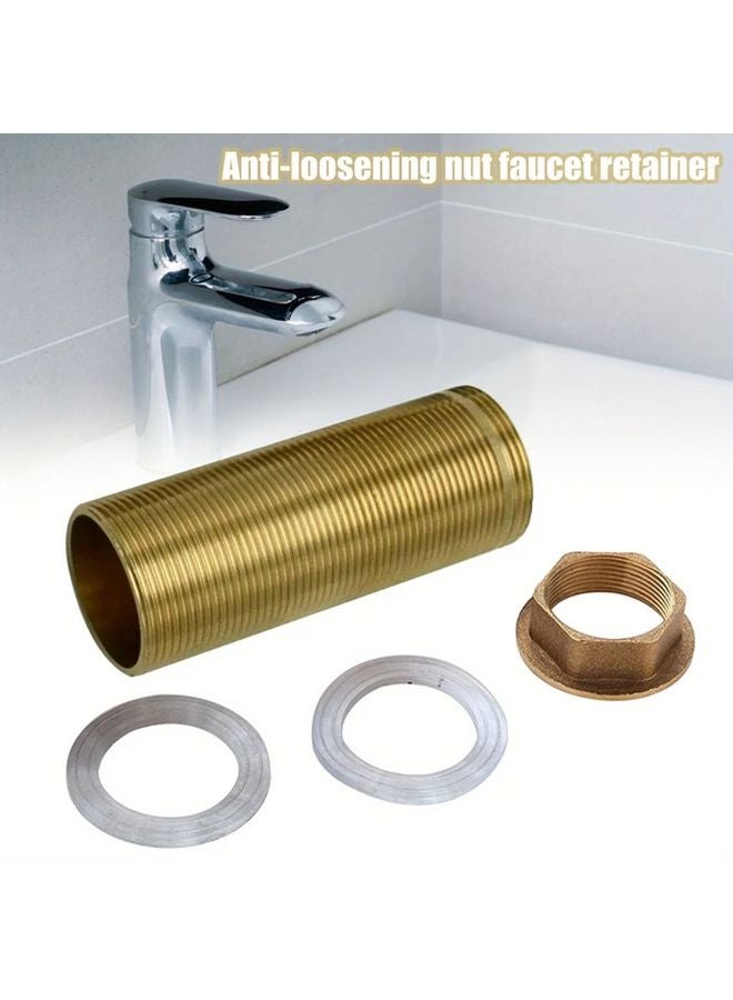 عدة إصلاح صنبور مطبخ 150 مم مع أنبوب ملولب من النحاس وقطع تركيب - Image 3