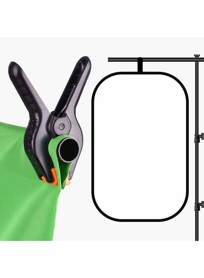 EMART 3x6.5ft T-Shape Backdrop Stand, Adjustable Back Drop Support Kit for Photography Background, Green Screen, Photo Video Studio, Parties, Zoom, Live Streaming - Image 5