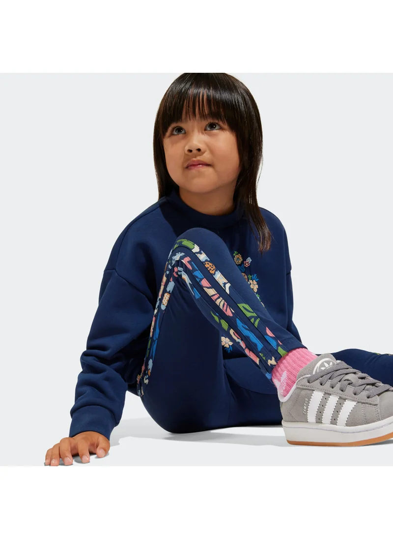 adidas Originals Kids Adidas Originals X Liberty London Crew Leggings Set