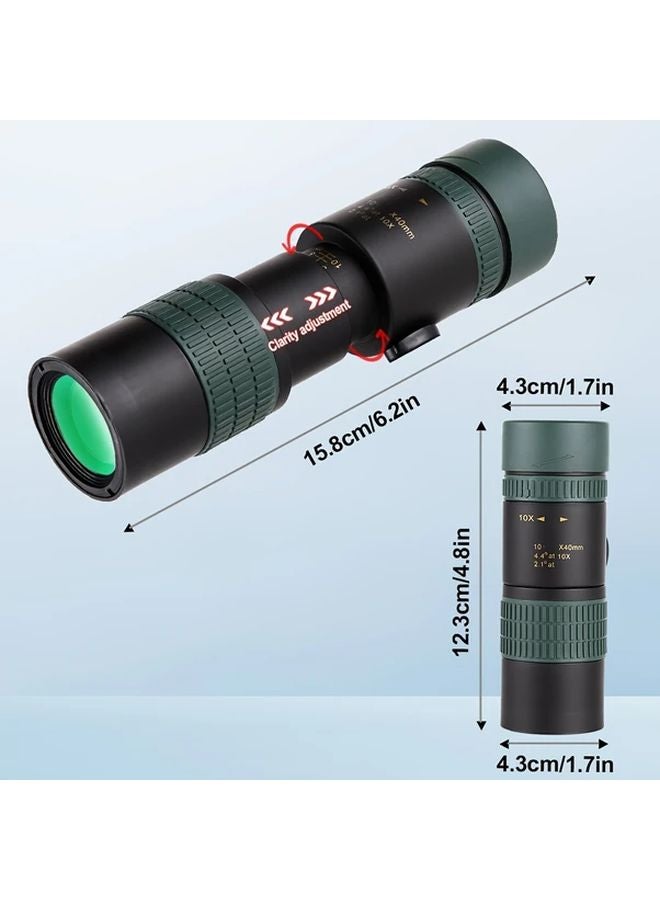 High Definition Monocular Telescope Professional Zoom Lens Wide Field Of View - Image 4