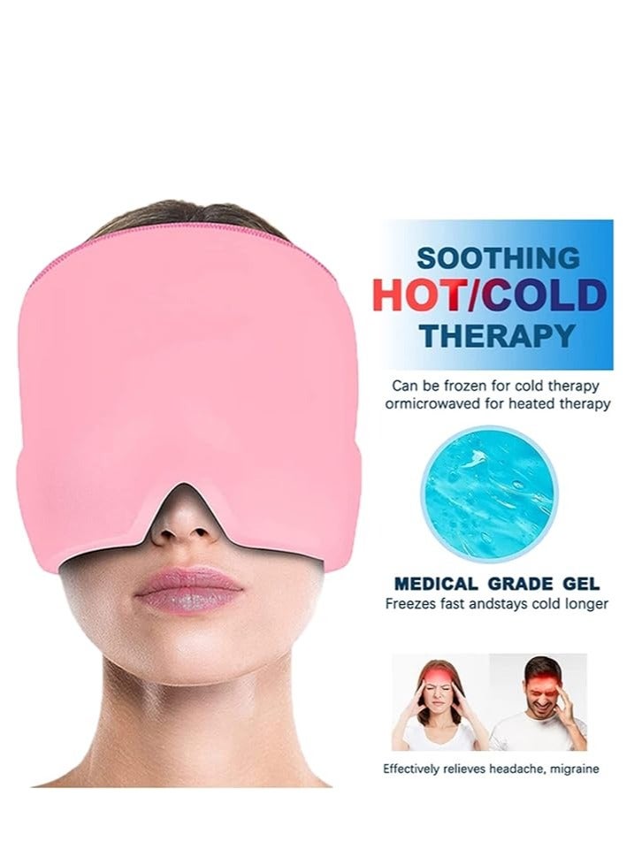 Generic Cool/Hot Gel Head Cap for Relief of Migraine, Sinus, Tension, and Stress Pain, Reusable - Image 4