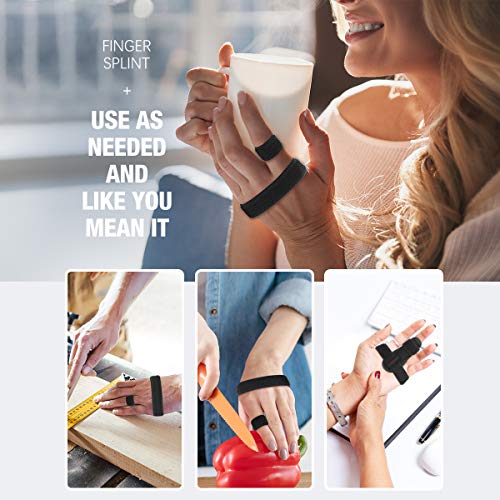 Tikaton Trigger Finger Splint, Adjustable Support, Finger Brace for Alleviating Finger Locking, Popping, Bending, Tendonitis, Stiffness, Pain Relief - Left or Right Hand - Image 4