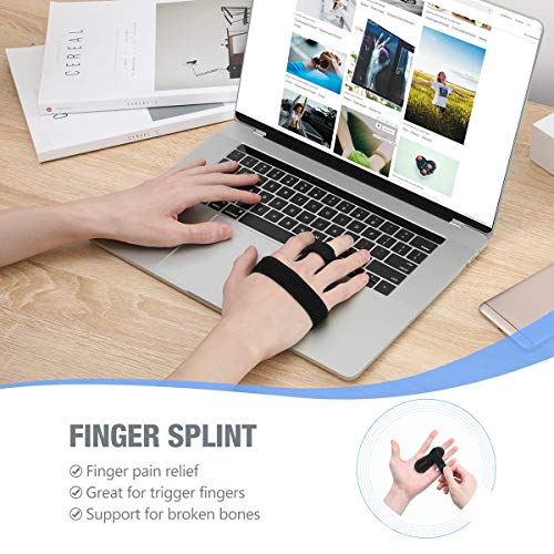 Tikaton Trigger Finger Splint, Adjustable Support, Finger Brace for Alleviating Finger Locking, Popping, Bending, Tendonitis, Stiffness, Pain Relief - Left or Right Hand - Image 3
