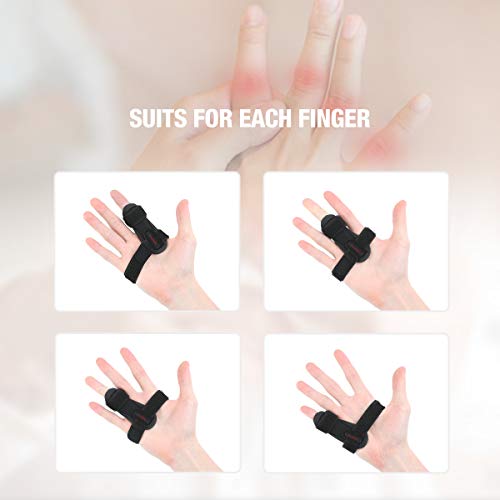 Tikaton Trigger Finger Splint, Adjustable Support, Finger Brace for Alleviating Finger Locking, Popping, Bending, Tendonitis, Stiffness, Pain Relief - Left or Right Hand - Image 2