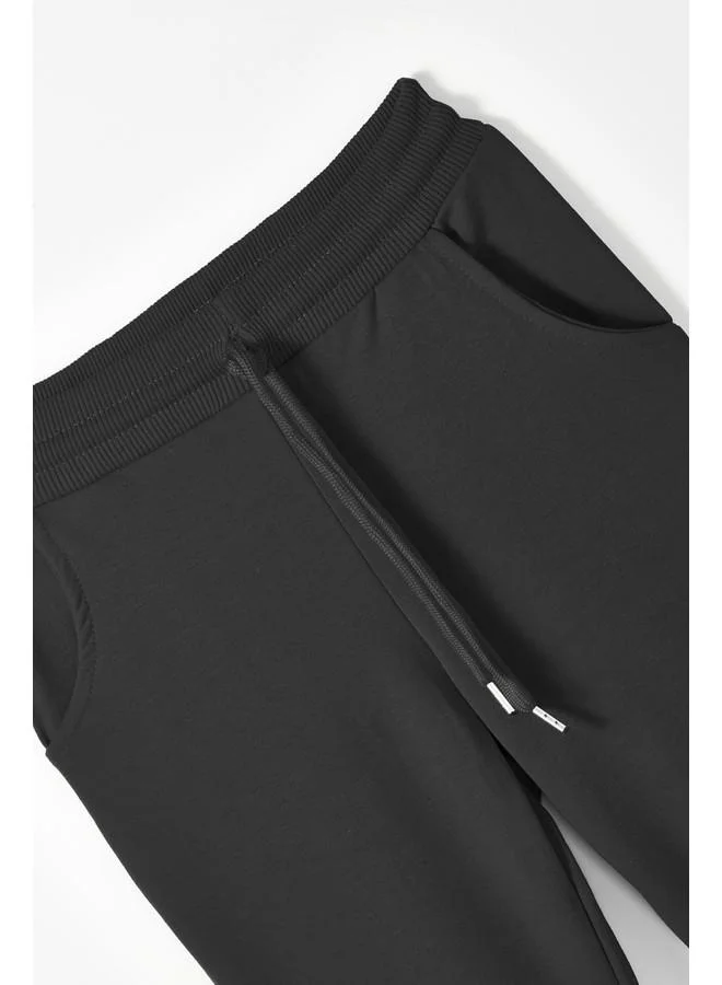 جون June Kids Tracksuit with Pocket Flap Black
