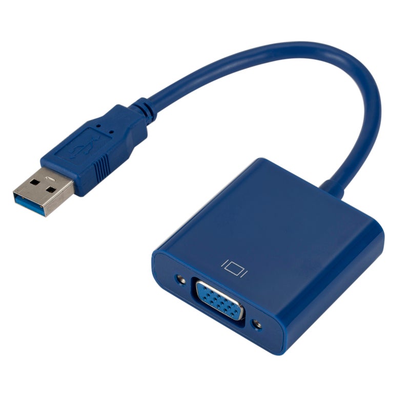 USB3.0 To VGA Adapter USB to VGA External Video Card VGA Converter for Desktop Laptop PC to Monitor Projector - Image 1
