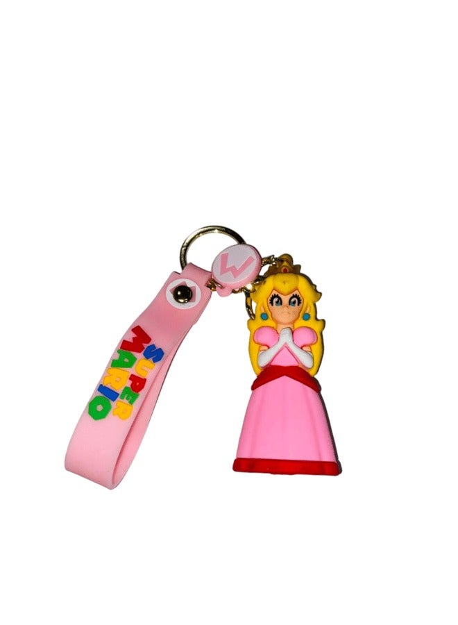 Generic Figure Keychain with Silicone Strap – Premium Collectible Keyring for Bags, Backpacks, and Accessories, Durable Stylish Keychain for Men and Women 