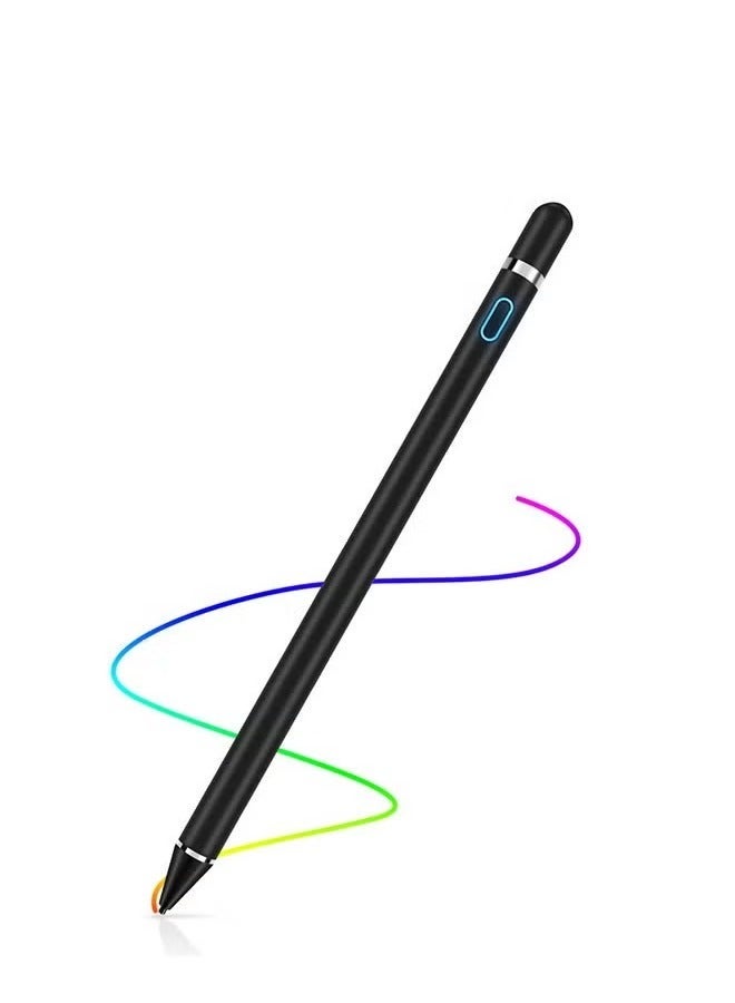 ELTRAZONE 3 Pc Universal Stylus Pen, Active Stylus Pen for Touch Screens, 1.5mm Metal Fine Point High Sensitivity Digital Stylus Pen Compatible with iPad, Android Tablet and Other Touch Screens - Silver / Black / White - Image 3