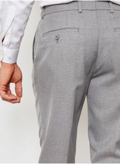 BURTON Slim Fit Side Zip Pleated Trousers  - Image 4