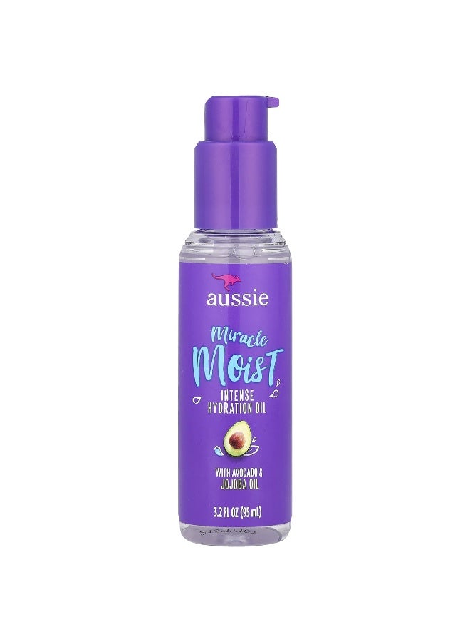 Aussie, Miracle Moist, Intense Hydration Oil with Avocado & Jojoba Oil, 3.2 fl oz (95 ml) - Image 1