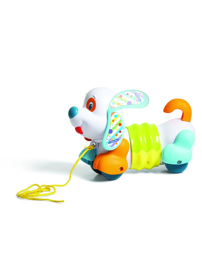 Clementoni Clementoni Pull Along Dog for Baby Toddlers  - Image 2