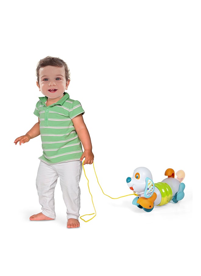 Clementoni Clementoni Pull Along Dog for Baby Toddlers  - Image 3