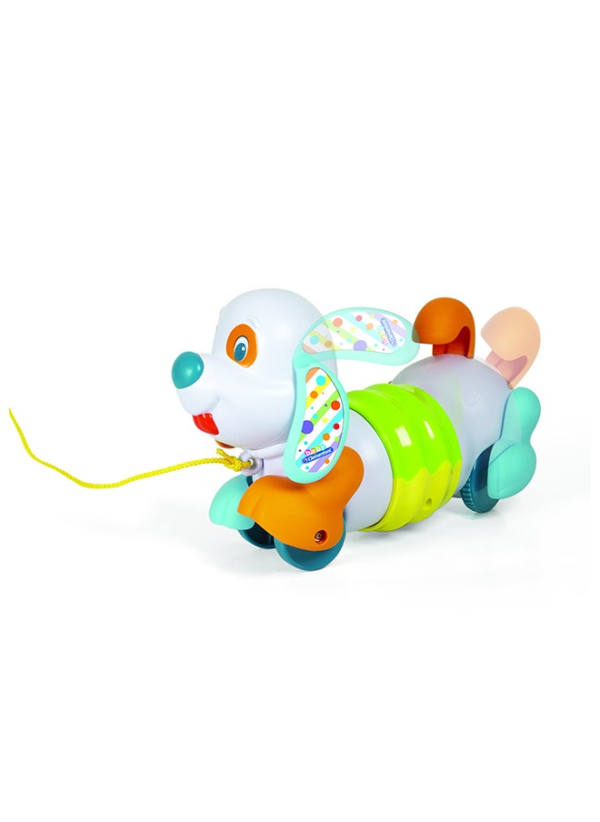 Clementoni Clementoni Pull Along Dog for Baby Toddlers  - Image 4