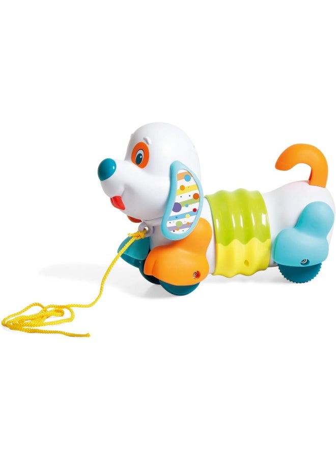 Clementoni Pull Along Dog For Baby Toddlers  - Image 1