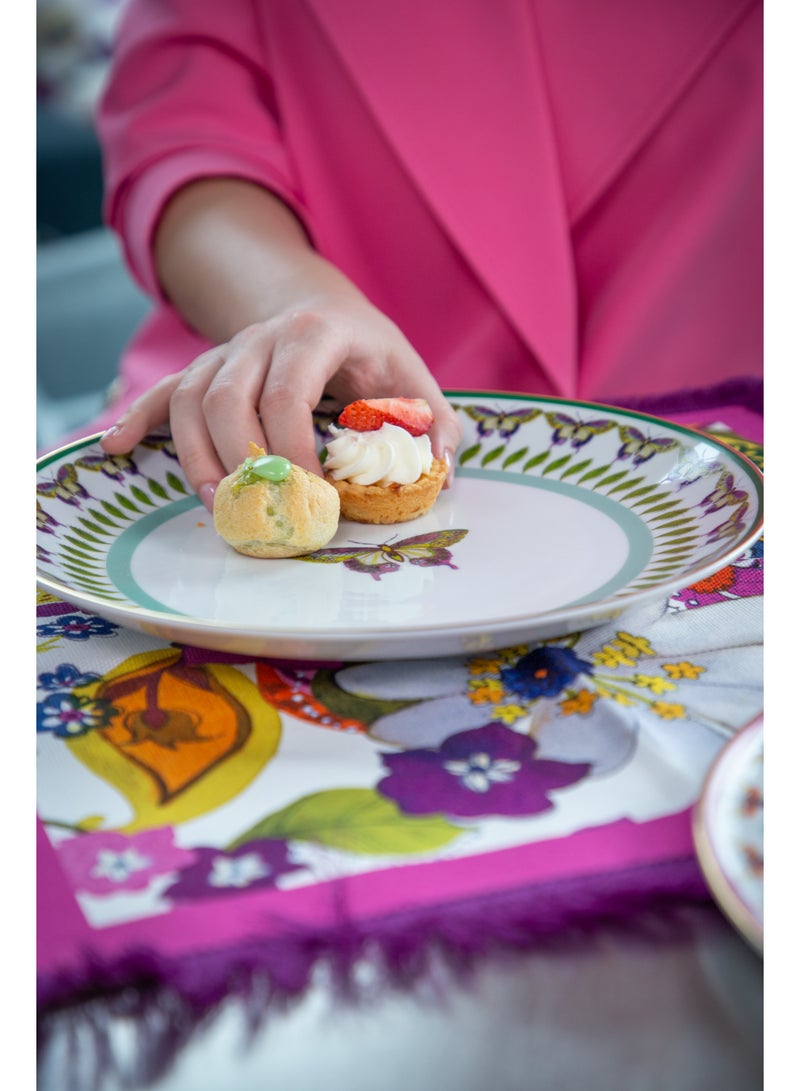 Baci milano Porcelain Dinner Set 18 Pieces for 6 Persons – Amazonia Collection, Plates and Soup Plates, Tableware, Dinnerware, Dining, Kitchen, Home, Gift, Italian Design by Baci Milano - Image 2