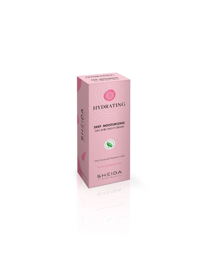 Sheida Hydrating Intensive Moisturizing Daily Care Cream 75ml - For Dry and Sensitive Skin - Image 4