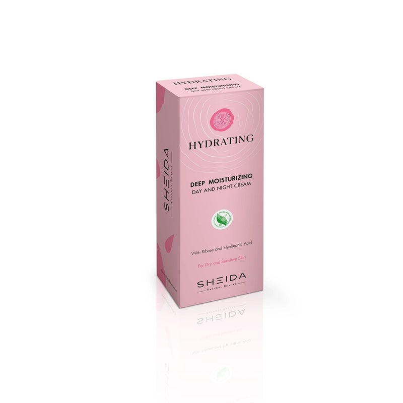Sheida Hydrating Intensive Moisturizing Daily Care Cream 75ml - For Dry and Sensitive Skin - Image 2