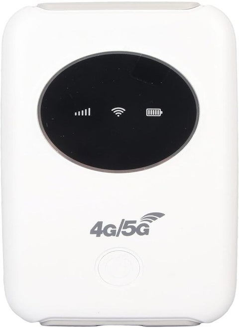 4G LTE WiFi Modem Unlocked 5G WiFi Hotspot Router with SIM Slot, 300Mbps Portable Mobile WiFi Router, Micro USB, Supports 10 Devices, Dual Band, Touch Control, WPS Feature