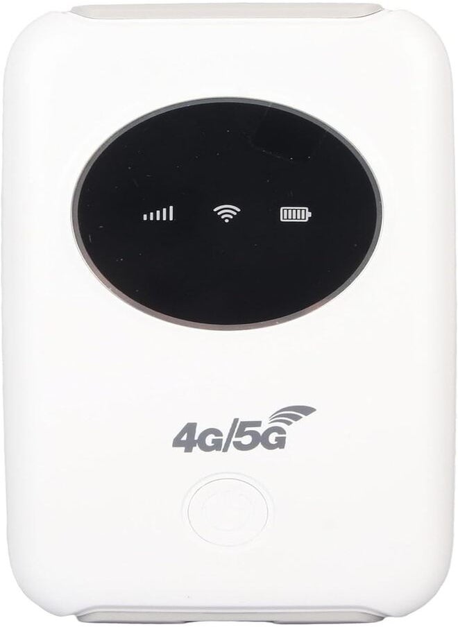4G LTE WiFi Modem Unlocked 5G WiFi Hotspot Router with SIM Slot, 300Mbps Portable Mobile WiFi Router, Micro USB, Supports 10 Devices, Dual Band, Touch Control, WPS Feature