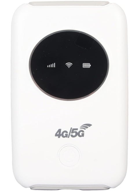 4G LTE WiFi Modem Unlocked 5G WiFi Hotspot Router with SIM Slot, 300Mbps Portable Mobile WiFi Router, Micro USB, Supports 10 Devices, Dual Band, Touch Control, WPS Feature