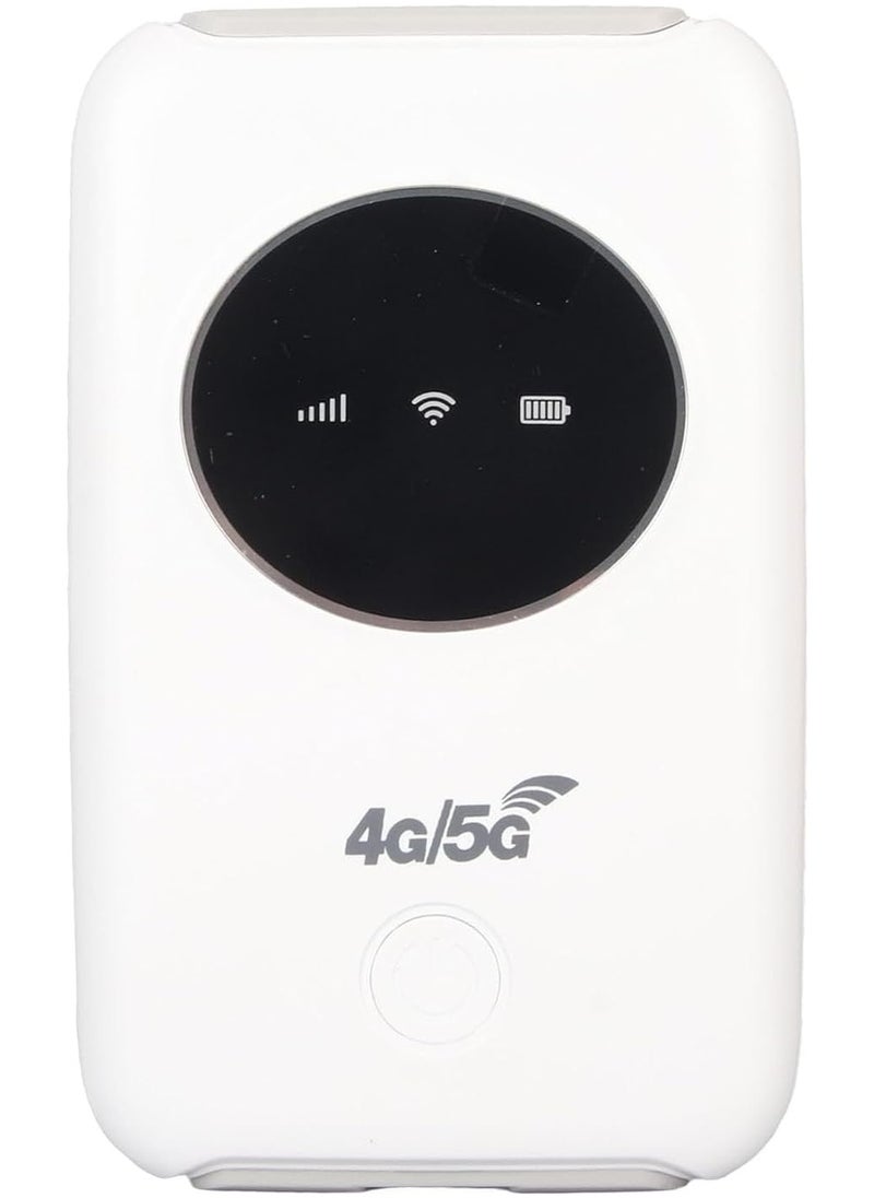 SUKILO 4G LTE WiFi Modem Unlocked 5G WiFi Hotspot Router with SIM Slot, 300Mbps Portable Mobile WiFi Router, Micro USB, Supports 10 Devices, Dual Band, Touch Control, WPS Feature  - Image 1