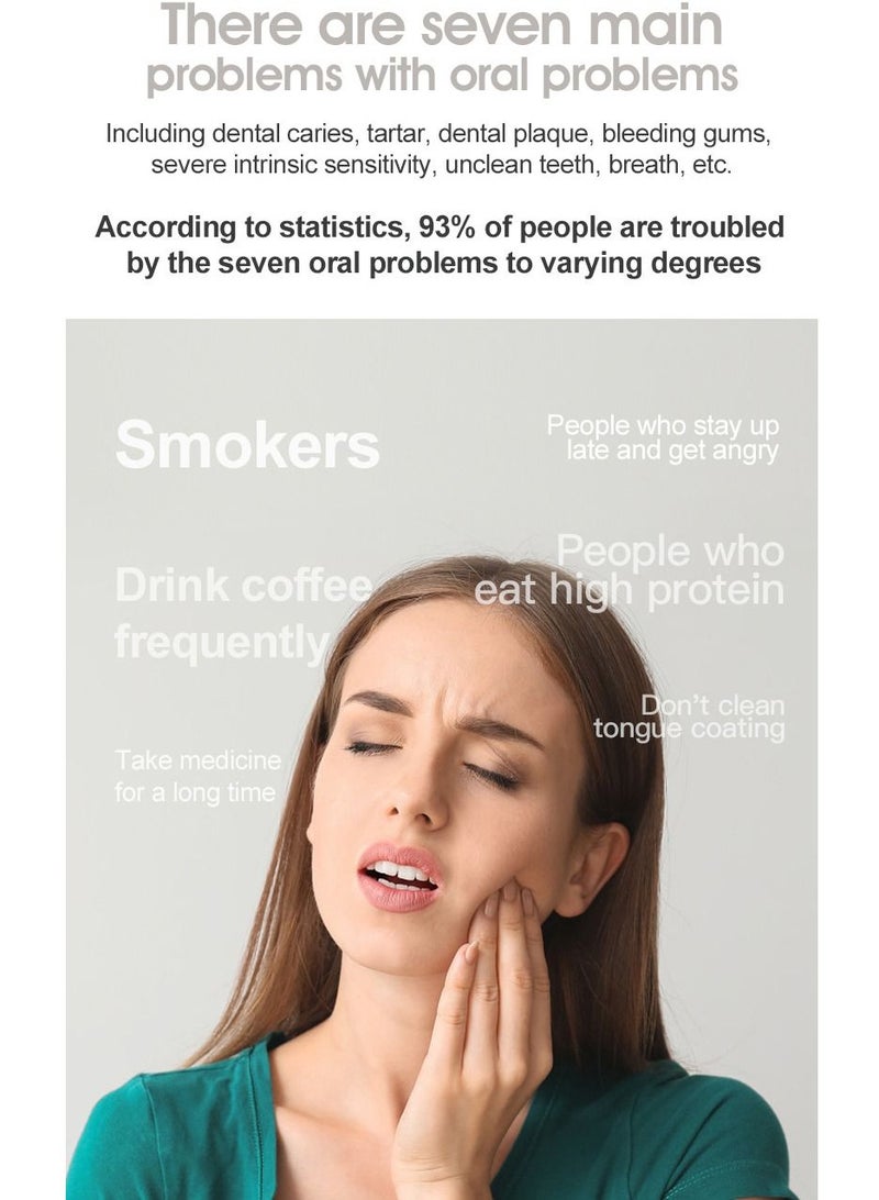 general Sonic Scaler, Calculus Remover, Dental Care Tools Electric Scaler Flosser (Green) - Image 4