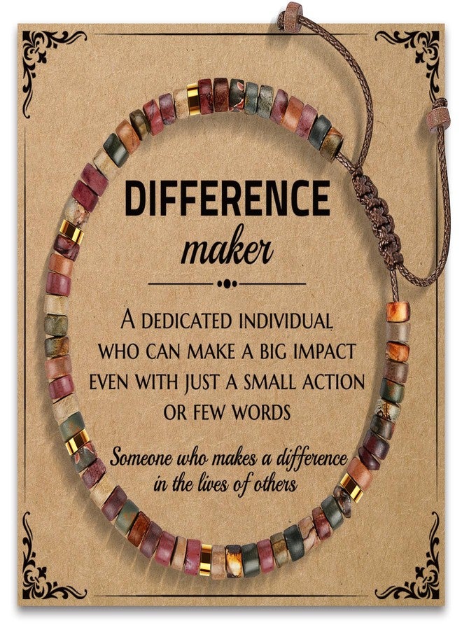 AGOT Thank You Gifts for Women Men - Difference Maker Gifts for Leader Boss Staff Employee Best Mom Mentor Coach Manager Coworker Teacher Appreciation Gifts - Image 1
