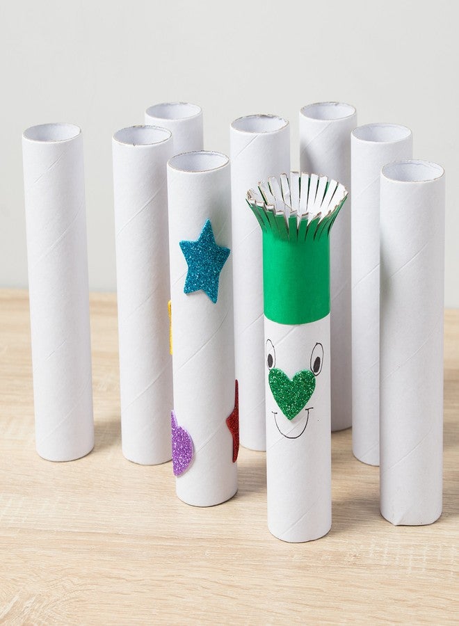 Juvale Craft Rolls - 12-Pack Cardboard Tubes for DIY Crafts, 5.9 Inches, White - Image 2