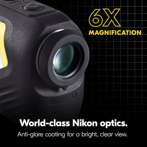 Nikon COOLSHOT PROIII STABILIZED Golf Laser Rangefinder | Waterproof 6X Monocular Optics with Hyper Read, Slope Compensation & Dual Locked ON Quake | Golf & Actual Distance Modes - Image 3