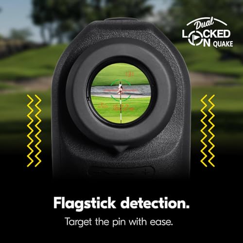 Nikon COOLSHOT PROIII STABILIZED Golf Laser Rangefinder | Waterproof 6X Monocular Optics with Hyper Read, Slope Compensation & Dual Locked ON Quake | Golf & Actual Distance Modes - Image 5