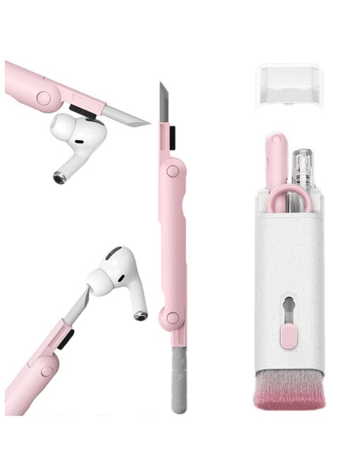 7 in 1 Keyboard Cleaning Brush Kit, Keyboard Cleaner Brush, Multi-Function Computer Cleaning Tools Kit, with Keycaps Puller, for PC Mechanical Keyboard