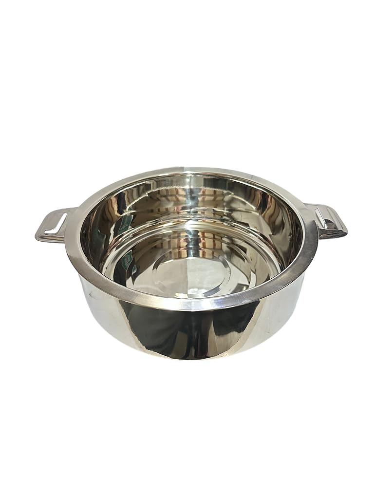 Dynore Double Wall Stainless Steel Insulated Casserole With Lid 2500 ML - Image 4