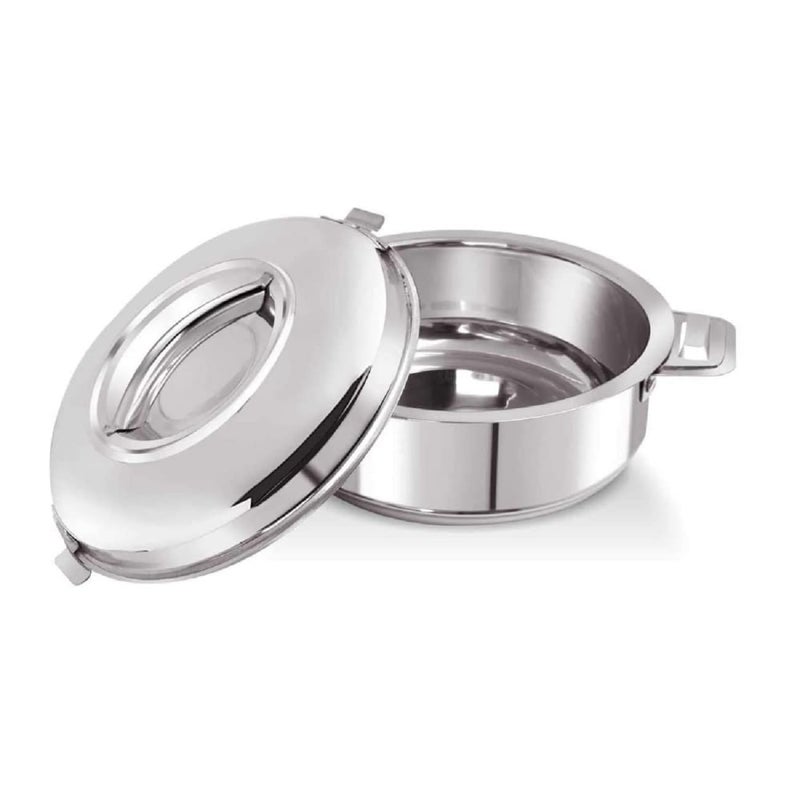 Dynore Double Wall Stainless Steel Insulated Casserole With Lid 2500 ML - Image 2