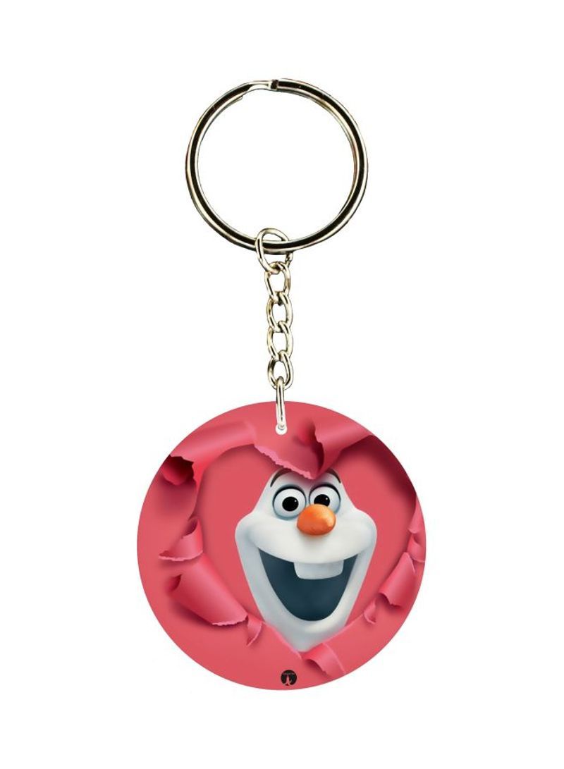 Olaf Themed Keychain