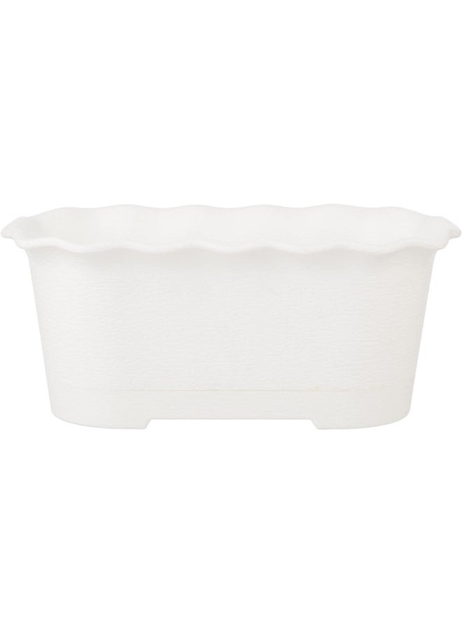 Cosmoplast Oval Planter 18 inch White - pzsku/Z4E131FCD11BD291012DEZ/45/_/1717576361/a8a5c06e-6711-40c8-8b2a-8a284a3341dc