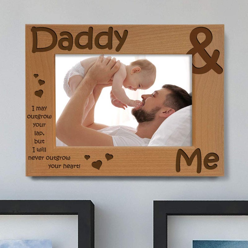 كيت بوش Kate Posh - Daddy & Me - قد أتفوق على حضنك لكنني لن أتفوق على قلبك - إطار الصورة (5x7 - أفقي) - Image 5