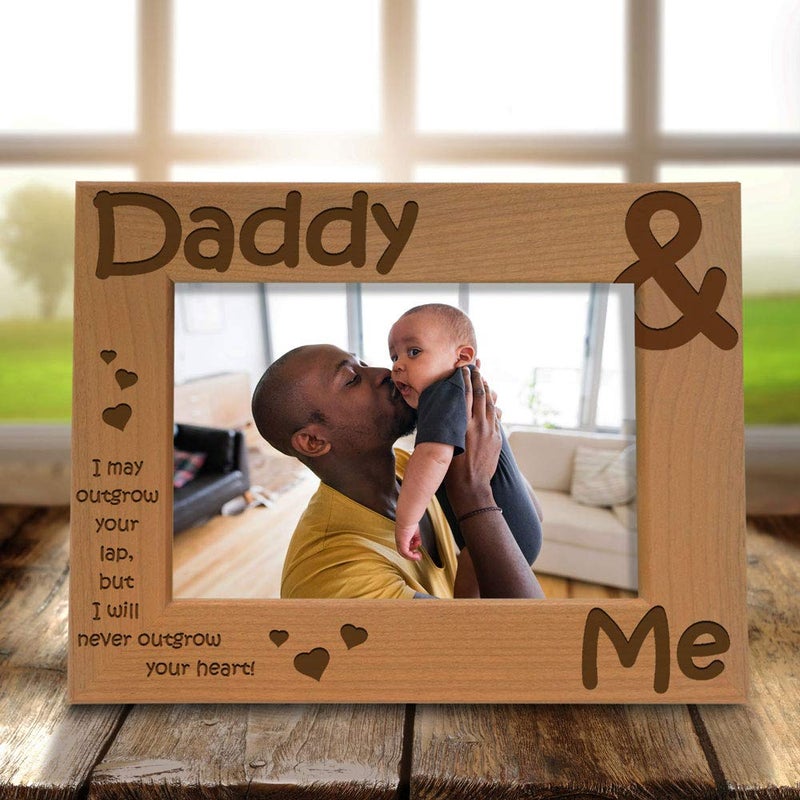 كيت بوش Kate Posh - Daddy & Me - قد أتفوق على حضنك لكنني لن أتفوق على قلبك - إطار الصورة (5x7 - أفقي) - Image 4