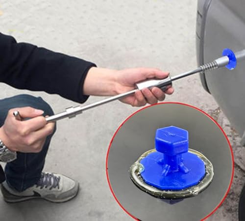 Hyamass 30Pcs Car Body Paintless Dent Removal Kit Puller Tabs Dent Repairs Tool Set Suction Cup Glue Tabs Auto Dent Puller with Hail Dent Removal Kit - Image 2